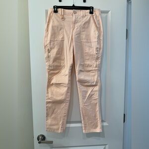 Distressed Pink Cargo Pants White House Black Market Size 6
